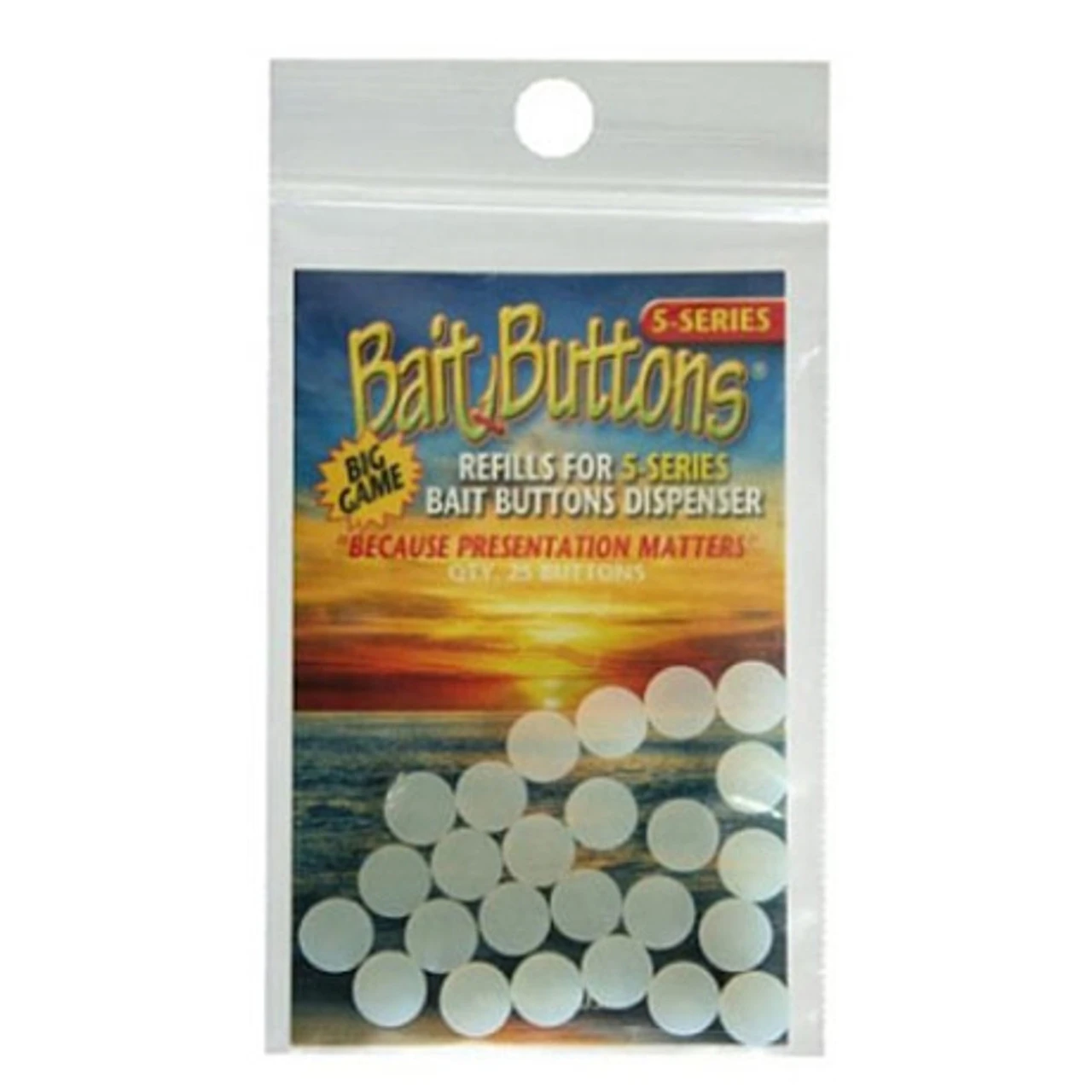 Big Game Bait Button Refill Pack - 25pk 1 Big Game Bait Button Refill Pack - 25pk