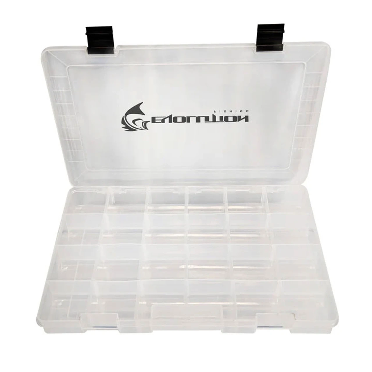 Evolution Outdoors Clear Tackle Tray 1 Evolution Outdoors Clear Tackle Tray