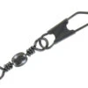Pitbull Tackle Brass Barrel Swivel W/ Safety Snap