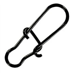 Pitbull Tackle Black Stainless Steel Duolock Snap